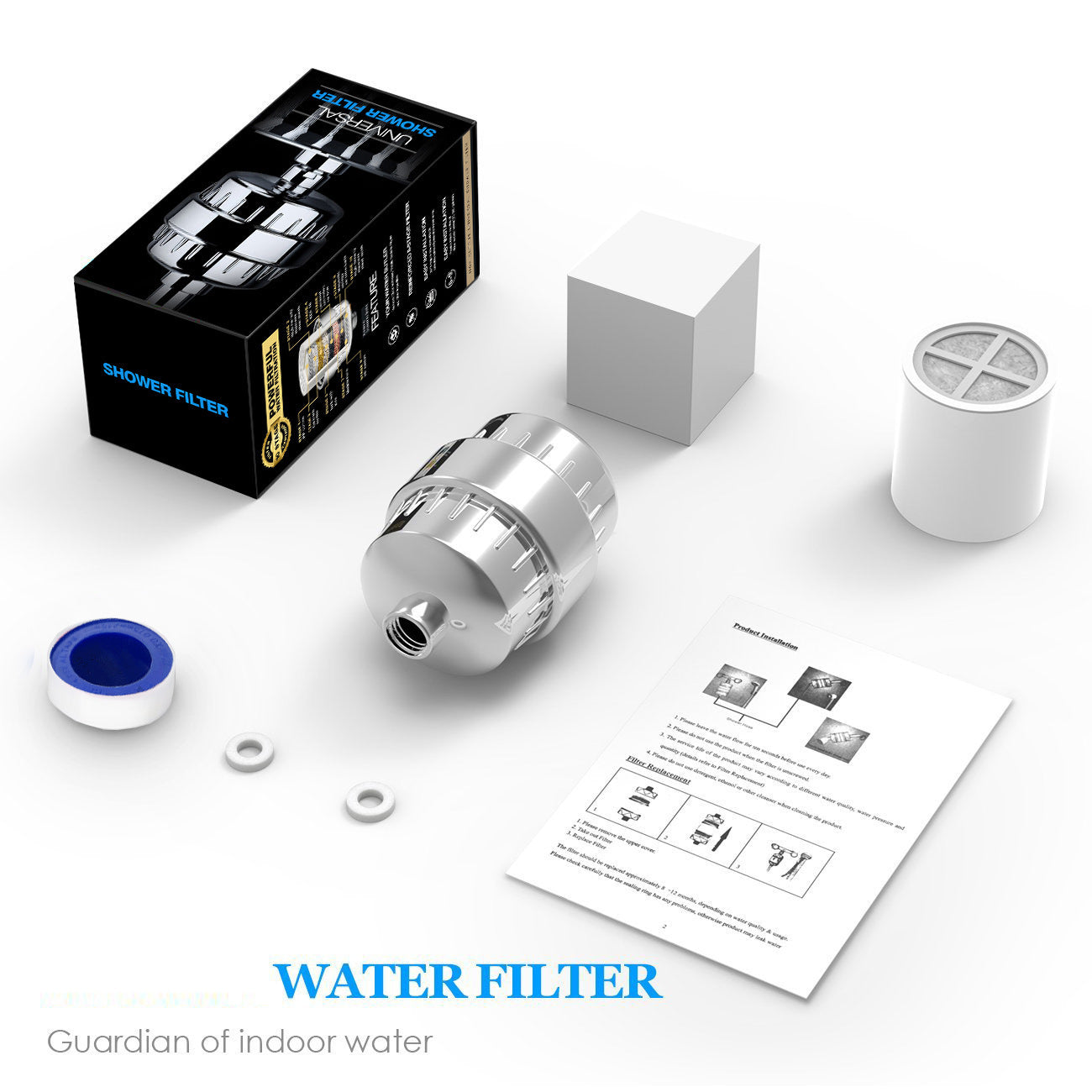 Filtering Shower Head Water Purification Nozzle