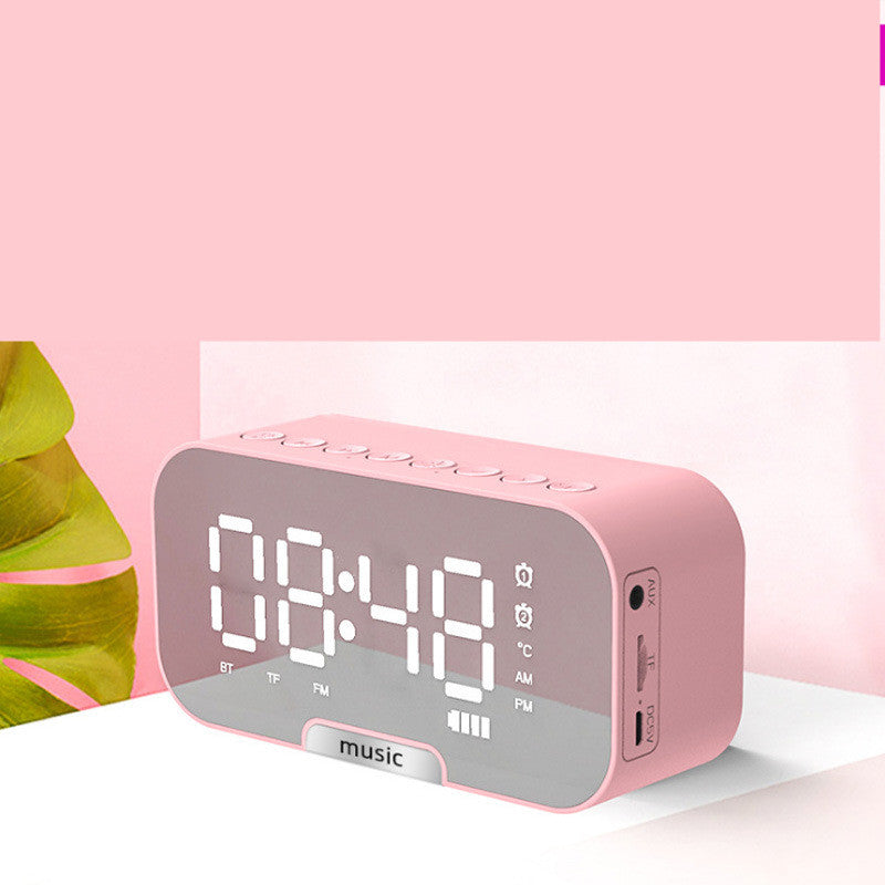 Portable Mirror Alarm Clock