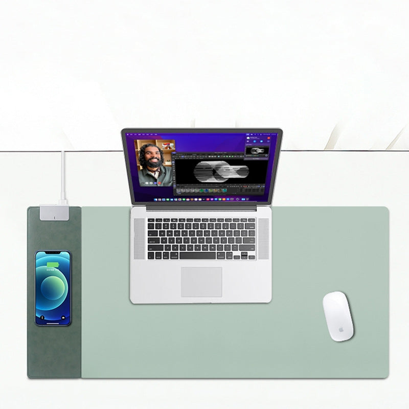 Mouse Pad with Wireless Charging Desk Mat